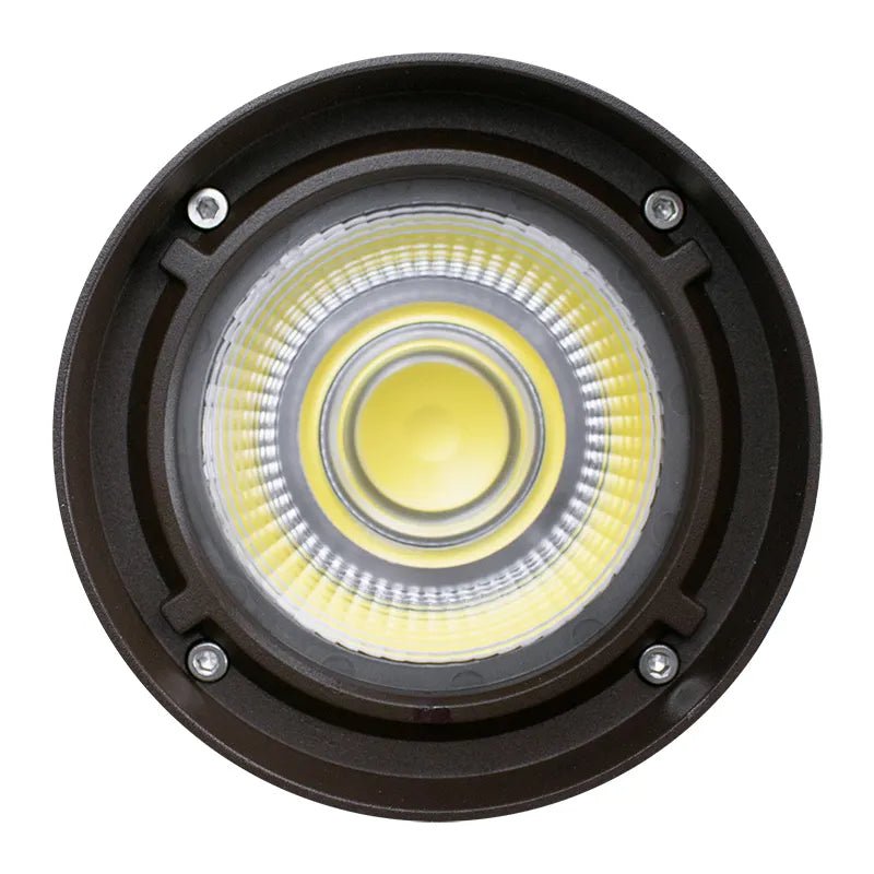 Westgate RGBW LED Bullet Light 15W exterior lighting fixture in bronze, showcasing sleek outdoor illumination design.