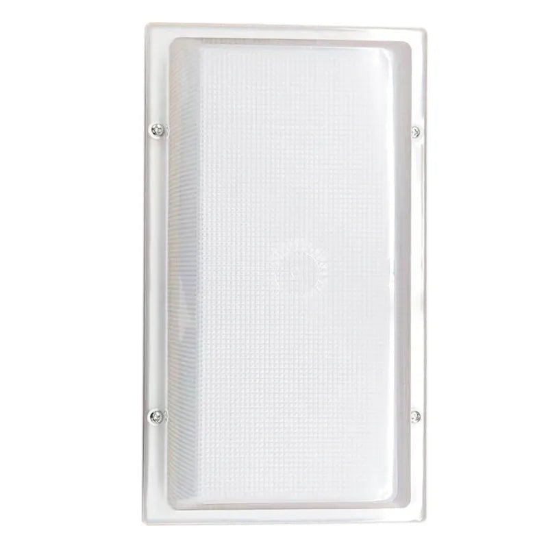 White vandal-proof LED outdoor wall light by Westgate, 12W, with adjustable color temperatures 3000K, 4000K, and 5000K.