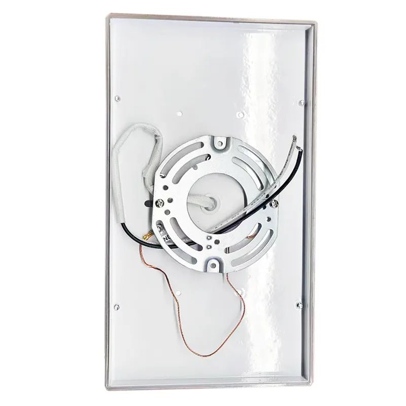 White vandal-proof LED outdoor wall light by Westgate, 12W, with adjustable color temperatures 3000K, 4000K, and 5000K.