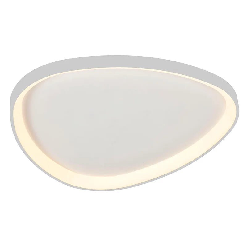 Westgate LED flush mount ceiling fixture with night light, 40W, available in 2700K to 5000K color temperatures, ideal for modern interiors.
