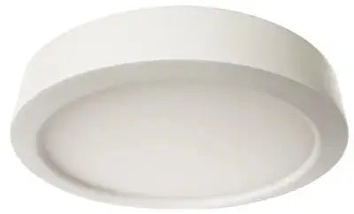Westgate 10-inch RGB LED flush mount ceiling fixture with round design and 17-watt LED light for modern lighting.