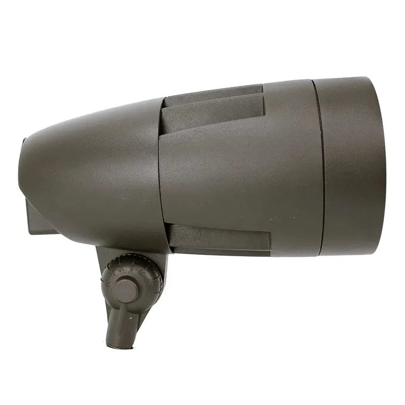 Westgate 15W RGB Bluetooth LED flood light in bronze, showing adjustable color settings and outdoor waterproof design.