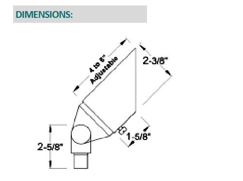 Copper LED Flood Light - 5W - 3000K - 400 Lumens-12V