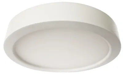 Westgate RGB flush mount LED lighting fixture, 14.5-inch round, 26-watt LED ceiling light with colorful illumination.