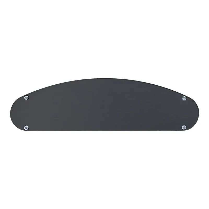 Black Westgate LED linear pendant fixture, 4ft parabolic suspended down light with color and wattage options, ideal for modern lighting.