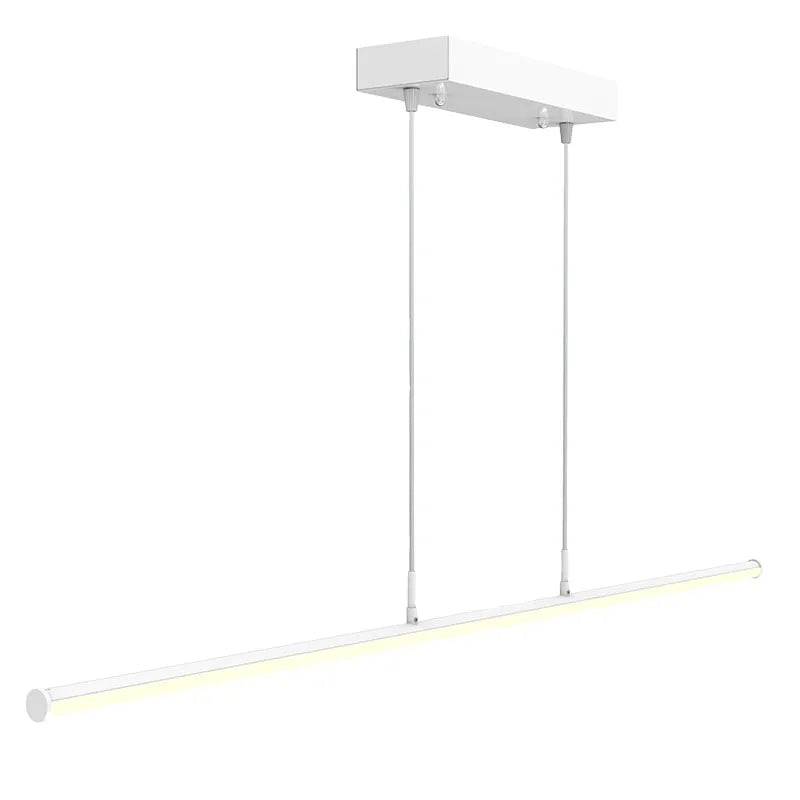 Power & CCT Adjustable White Linear Tube Decorative Suspension Light, 20W/25W/30W, 3000K/3500K/4000K - Green Lighting Wholesale