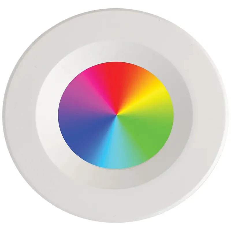 Westgate 4-inch Smart RGB Recessed Trim LED Retrofit Kit, 10W RGBW for customizable lighting in ceilings