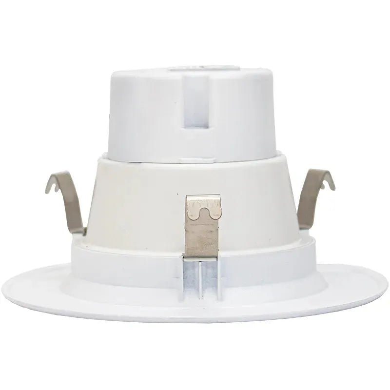 Westgate 4-inch smart RGB LED recessed trim kit, 10W RGBW retrofit light with adjustable color for modern ceiling lighting.