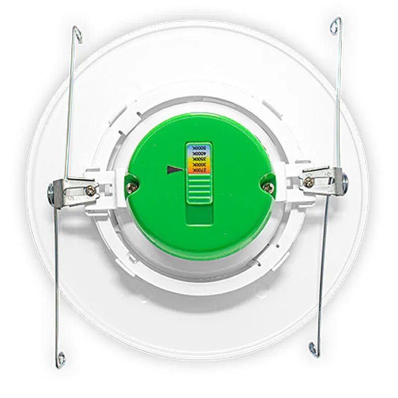 Westgate 6-inch adjustable-head LED recessed trim with 11W CCT retrofit kit, featuring sleek design and adjustable lighting.