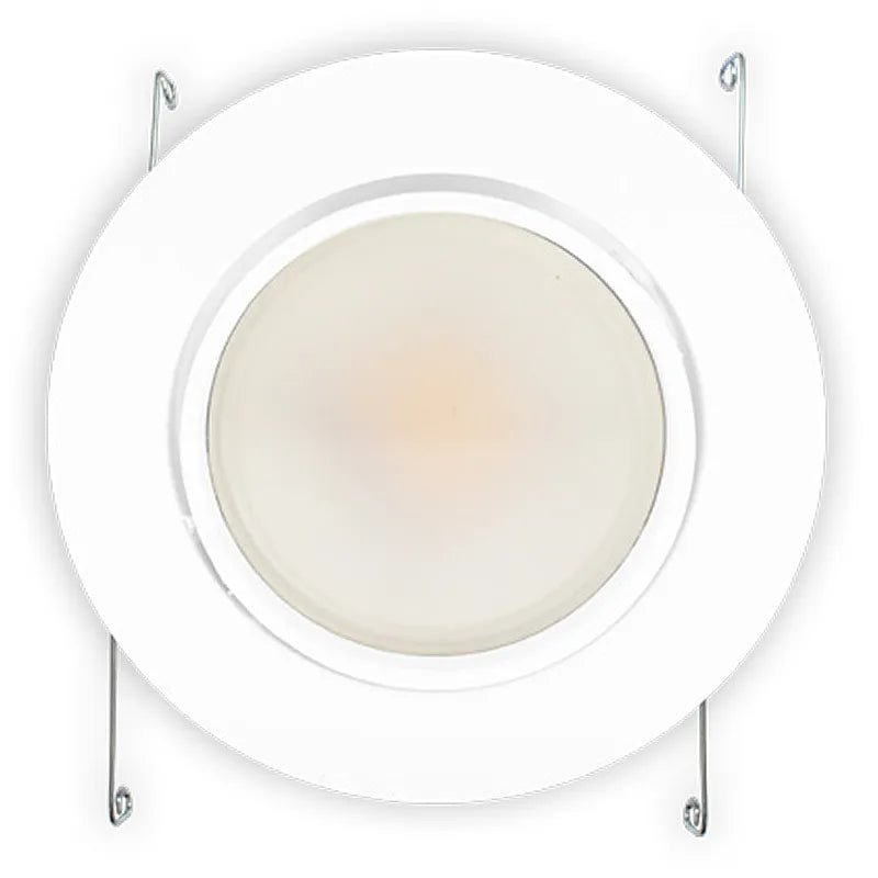 Westgate 6-inch adjustable-head LED recessed trim with 11W, CCT, ideal for retrofit lighting installations