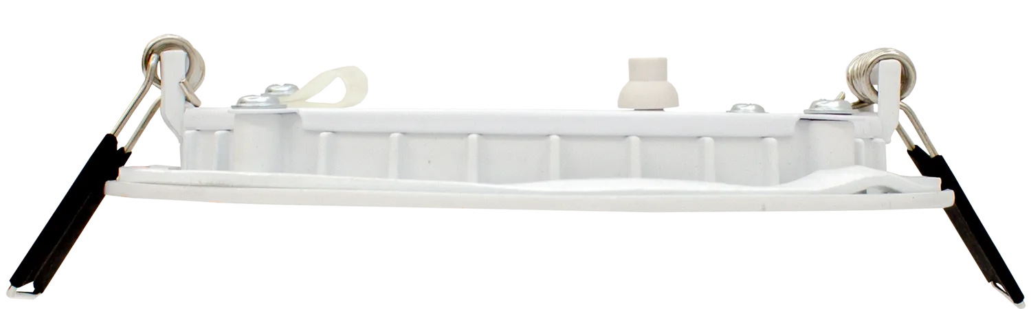 Westgate 6-inch LED wafer light, ultra-slim canless baffle design, 12W with adjustable CCT for modern ceiling lighting.