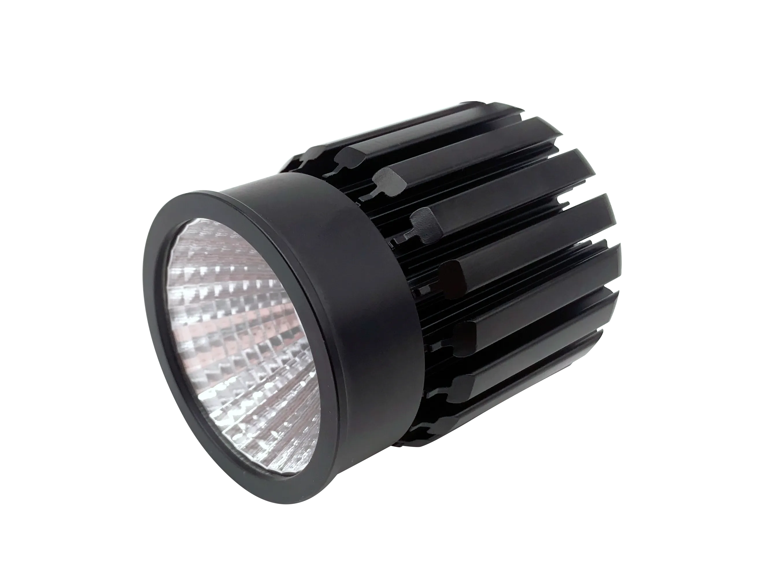 Black LED 3-inch architectural canless wafer light with pin hole trim, 10W, adjustable CCT from Westgate.