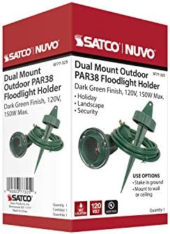 Flood Light With Round Plate For Dual Mounting