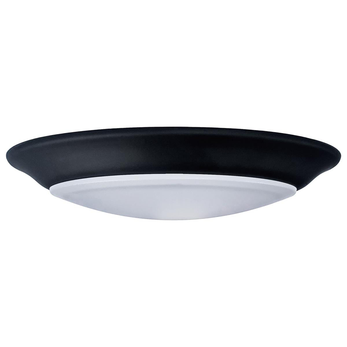 7 inch; LED Disk Light; CCT Selectable 3K/4K/5K; Black Finish - Green Lighting Wholesale