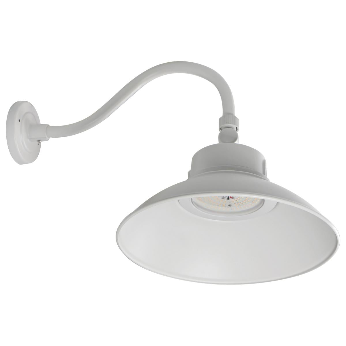 LED Gooseneck; 30W/40W/50W; CCT Selectable 3K/4K/5K; White