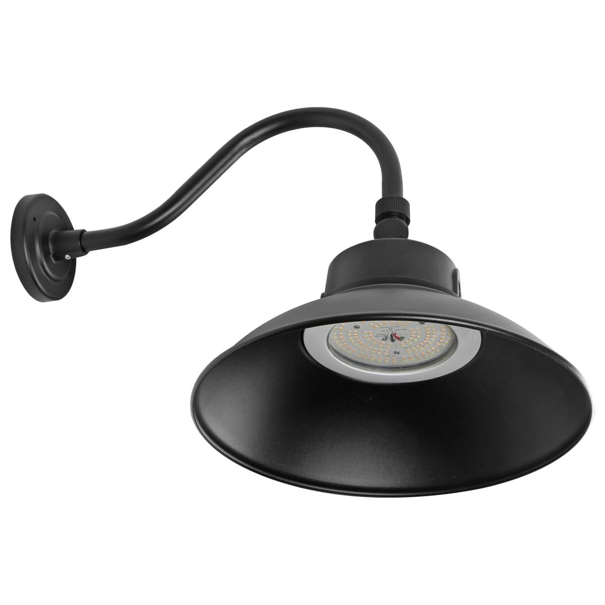 LED Gooseneck; 30W/40W/50W; CCT Selectable 3K/4K/5K; Black