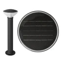 Solar Round Bollard Light,5 Watt, 560 Lumens - Green Lighting Wholesale
