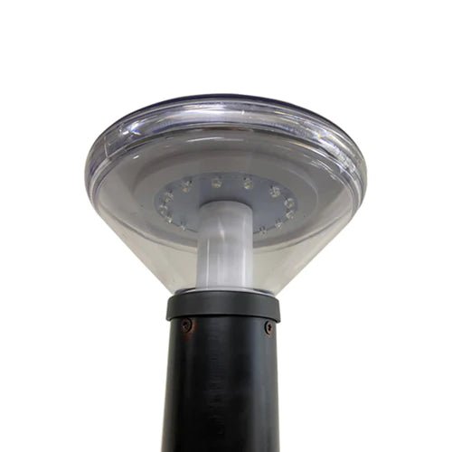 Solar Round Bollard Light,5 Watt, 560 Lumens - Green Lighting Wholesale