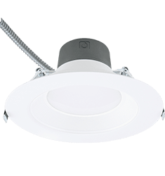 Green Creative 8-inch Innofit LED retrofit kit with adjustable lumen output, suitable for 120-277V, 4K color temperature.