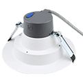 Green Creative 8-inch LED Innofit retrofit kit with adjustable lumen output, suitable for 120-277V, 4K color temperature.