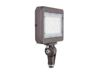 Maxlite 29 Watt 5000K Slim LED Flood Light Fixture With 1/2" Threaded Knuckle - Green Lighting Wholesale