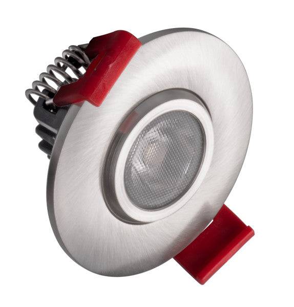 2-inch LED Gimbal Recessed Downlight in Nickel, 4000K - Green Lighting Wholesale