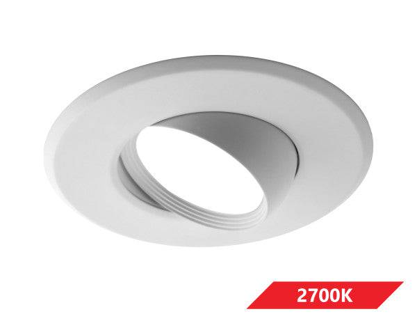 5 6 in. Adjustable LED Eyeball Retrofit Downlight Kit in 2700K