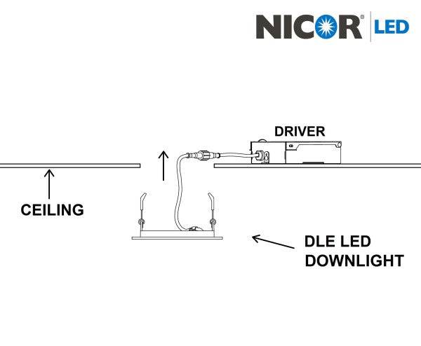 Selectable 6 in. Nickel Remodel LED Downlight Kit - Green Lighting Wholesale