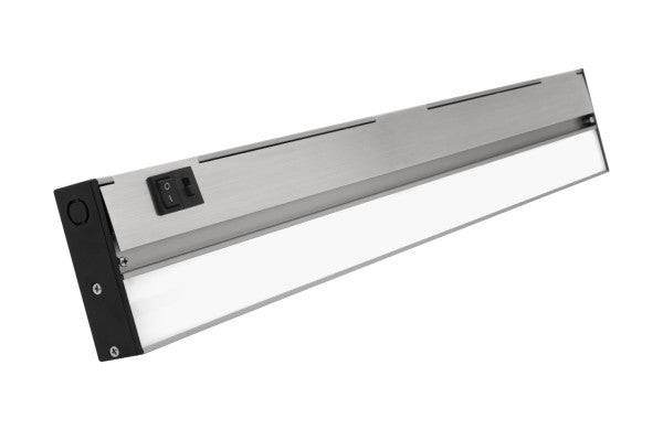 21.5-inch Nickel Selectable LED Under Cabinet Light - Green Lighting Wholesale