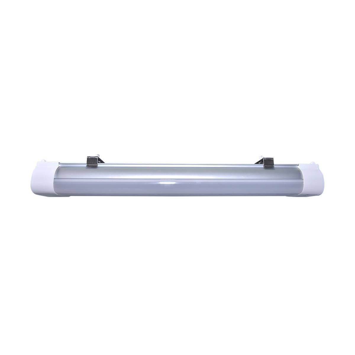 2 Foot; 20 Watt; LED Tri-Proof Linear Fixture; CCT Selectable; IP65 and IK08 Rated; 0-10V Dimming - Green Lighting Wholesale