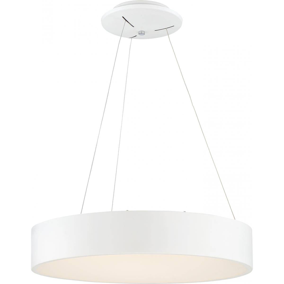 Orbit - LED 24" Pendant - White Finish - Green Lighting Wholesale