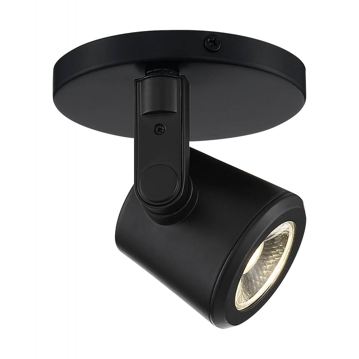 12 Watt; LED; Black; Taper Back; Monopoint; 3000K; 36 deg. Beam Angle - Green Lighting Wholesale
