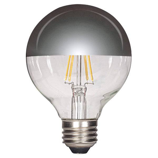LED Silver Bowl G25 Globe Bulb, 4.5 Watts- 2700K - Green Lighting Wholesale