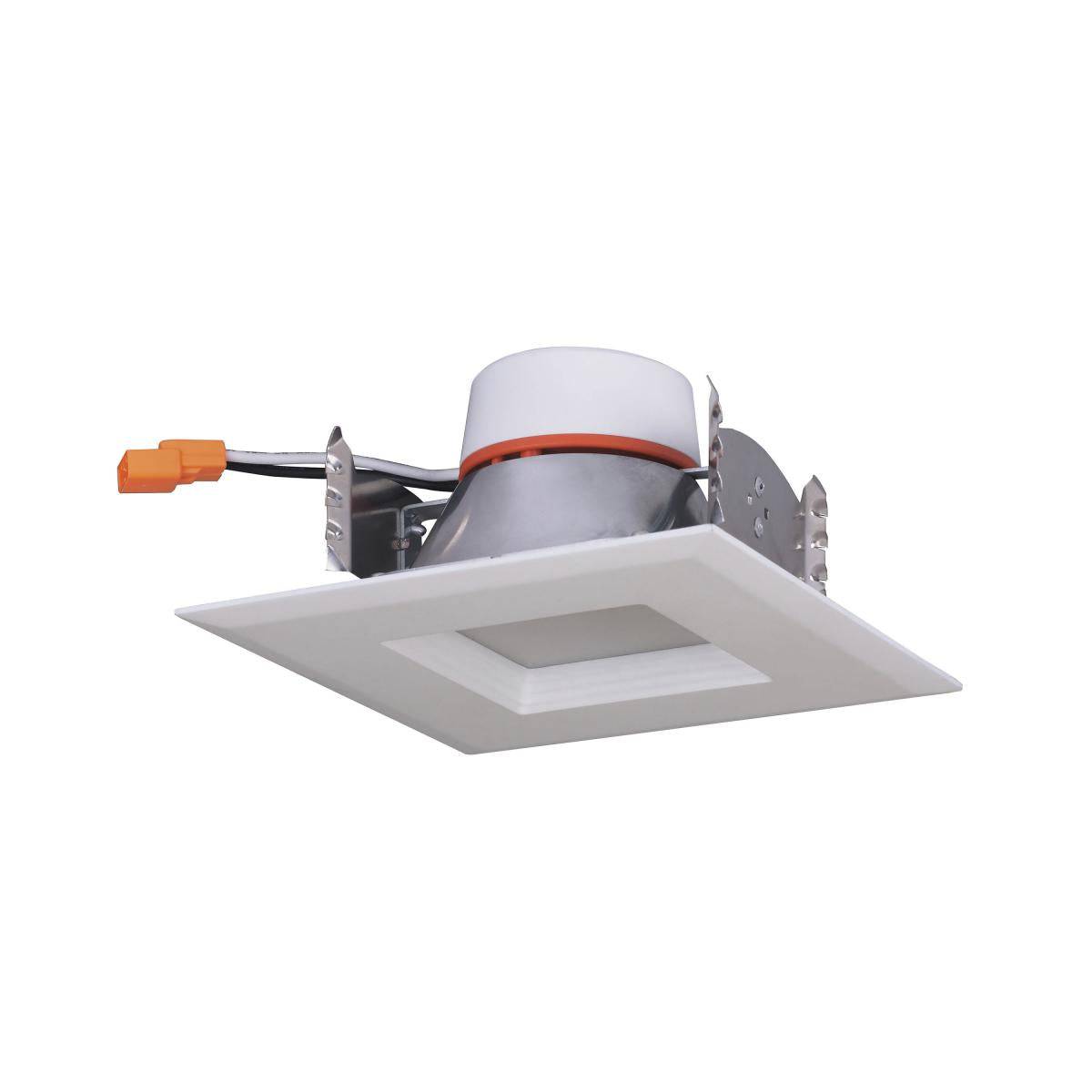 7 watt LED Downlight Retrofit; 4 inch square shape; 3000K - Green Lighting Wholesale