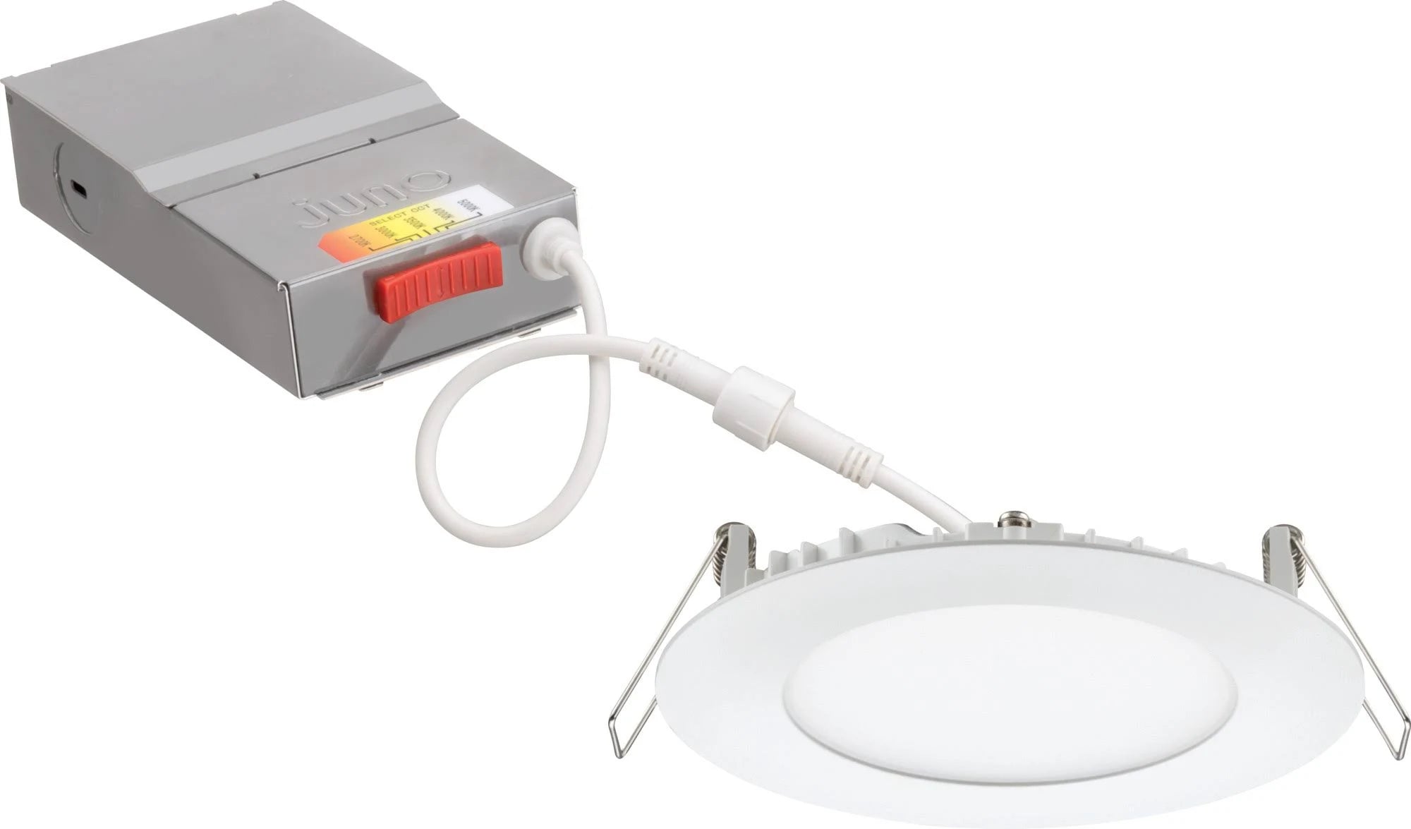 6" LED Ultra-Thin Wafer Switchable Downlight, 970 Lumens, Selectable Color Temperature - Green Lighting Wholesale
