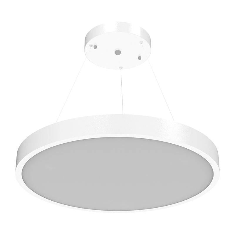 24-Inch Round Suspended Down Light LED Architectural - Power & CCT Adjustable - Green Lighting Wholesale