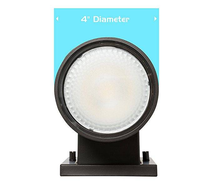 LED 20 Watt Cylinder Up/Down Light 3000K 120V in Bronze - Green Lighting Wholesale