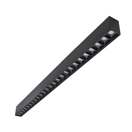 Westgate 4ft LED linear light fixture with multi-CCT options, 40W, 3760 lumens, featuring micro optic design for even lighting.