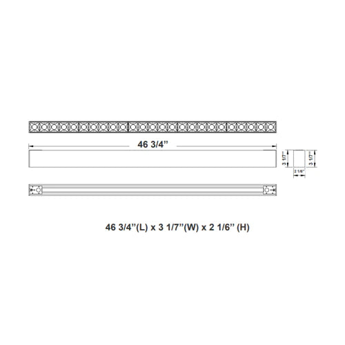 Westgate SCO-4FT-40W-MCT LED linear light with multi-CCT 2-inch micro optic, 40W, 3760 lumens, for modern LED lighting fixtures.