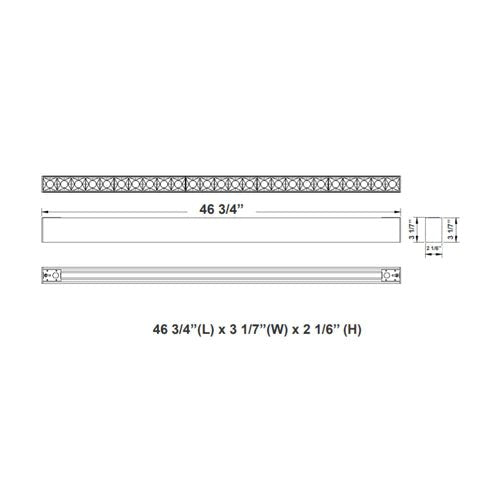 Westgate SCO-4FT-40W-MCT LED linear light with multi-CCT 2-inch micro optic, 40W, 3760 lumens, for modern LED lighting fixtures.