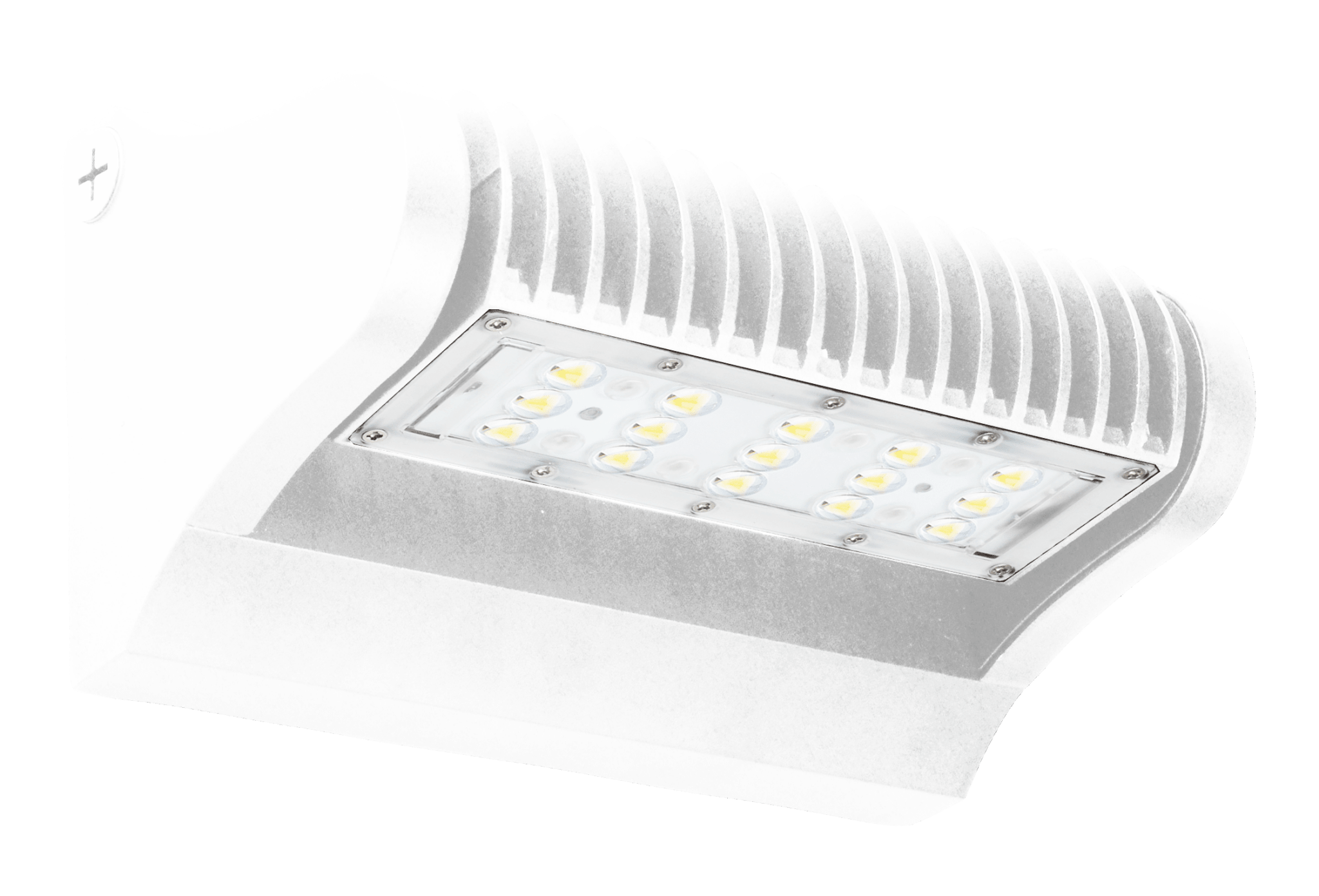 White 40 Watt Led Wall Pack, Rotatable Single Head 120~277V- 3000K - Green Lighting Wholesale