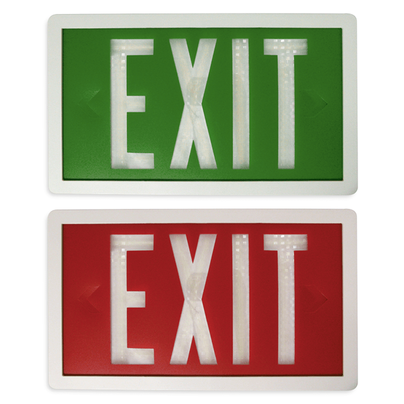 How to Choose the Right LED Exit Sign: Tritium vs LED vs Battery Backup - Green Lighting Wholesale, INC