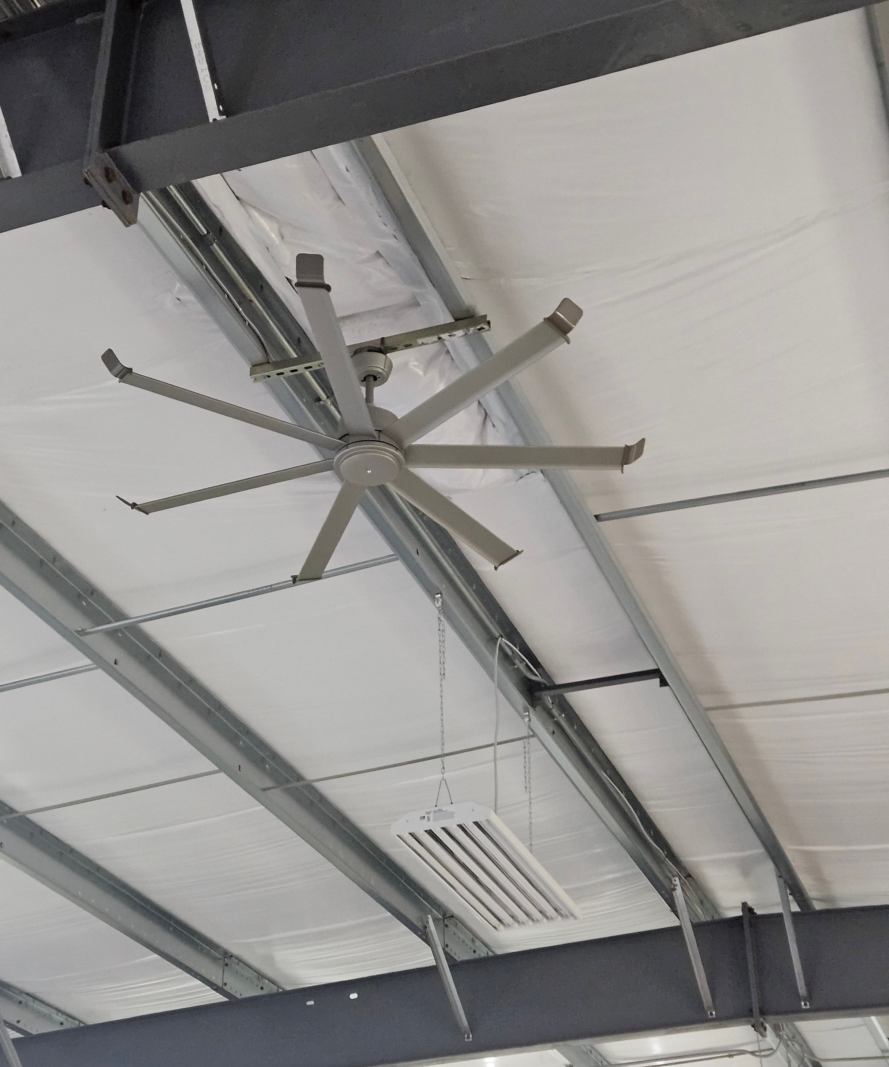 Arctic Chill 7-Blade, 70” Ceiling Fan, Brushed Pewter Wet Listed - Green Lighting Wholesale, INC