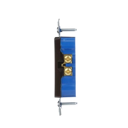 Eaton 15A Brown Residential Grade Decora Duplex Receptacle, #14-10 AWG- 125V