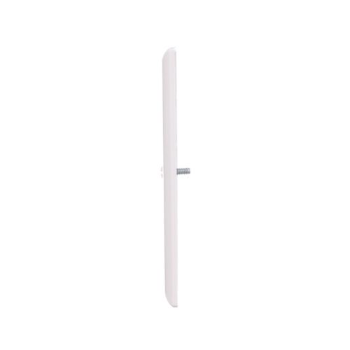 Eaton Standard Duplex Receptacle Wallplate, White, Thermoset, Single- gang - Cooper