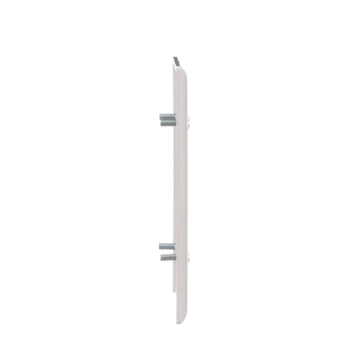 Eaton  Standard Toggle Wallplate, White, Toggle Cutout, Thermoset, Two-Gang