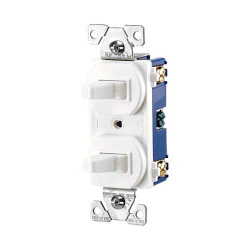 Eaton 15A Commercial Grade Combination Switch in White-120/277V