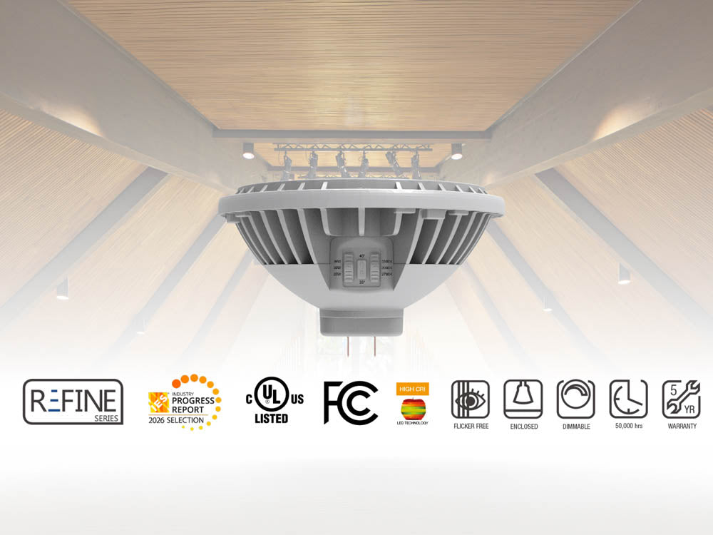 Dimmable LED PAR56 Lamp, Color, Power and Beam Selectable, 90 CRI - Green Creative