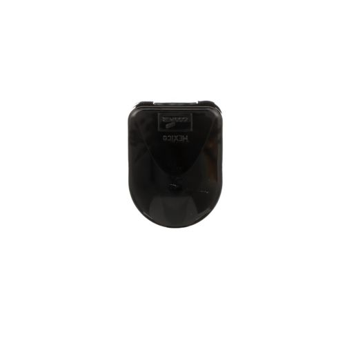 Eaton 15A Ultra Grip angled straight blade plug in 125V with secure wiring device design, made by Cooper.