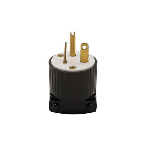 Eaton 20A Ultra Grip Straight Blade Plug, #18-12 AWG- 250V